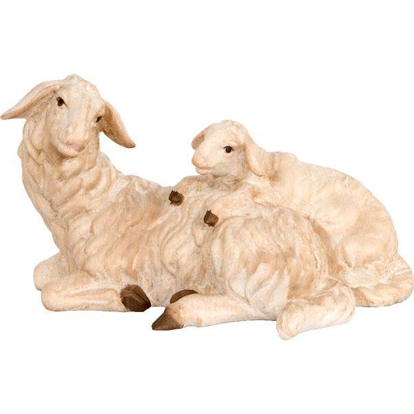 Schaf liegend mit Lamm 4134-RI