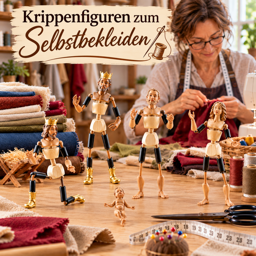 Artistica Figuren für die individuelle Ankleidekrippe