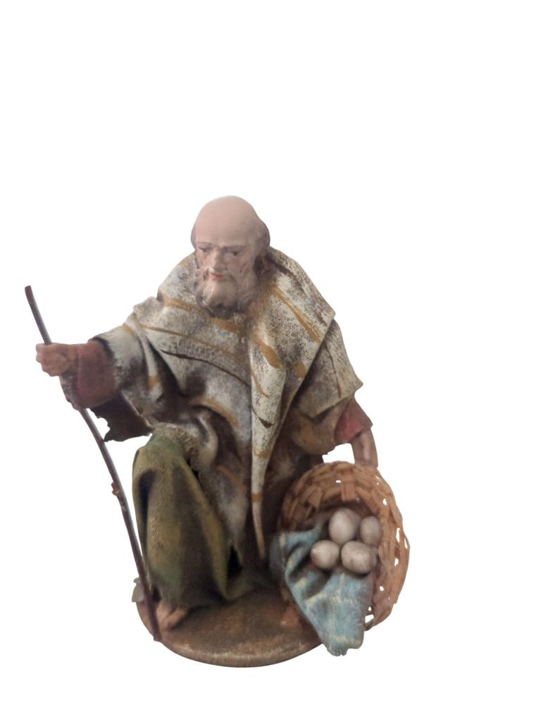 Hirt kniend mit Eierkorb-11-