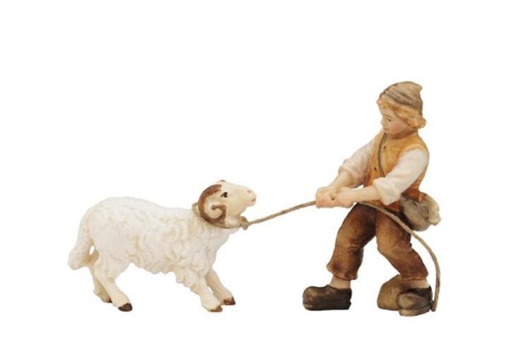 KO Junge mit Schafbock- Color-Bemalt-