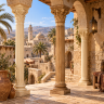 Korinthische Kapitelle und Säulen für den orientalischen Krippenbau