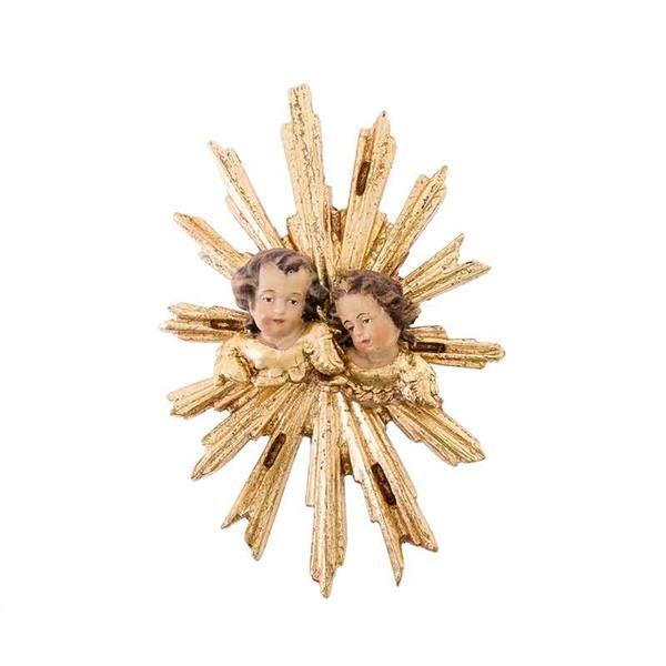 Gloriole mit Engelsköpfen- Color-Bemalt-Lepi-