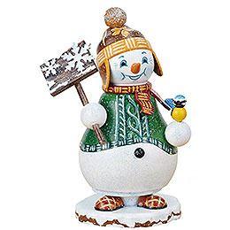 Schneemann-Schneegestöber