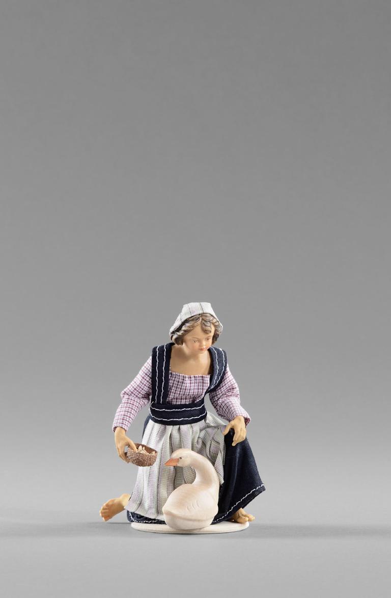 Mädchen mit Gans - Hannah-alpin