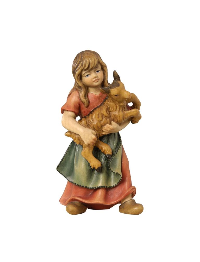 051081 Mädchen mit Kitz