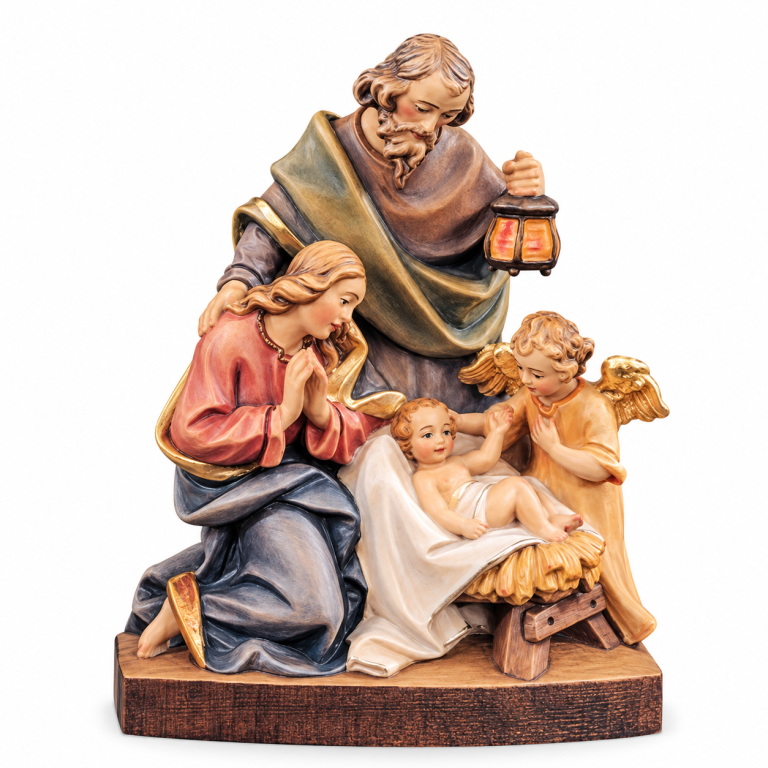 Familiengruppe nach Rupert – Blockkrippen für das Weihnachtsfest
