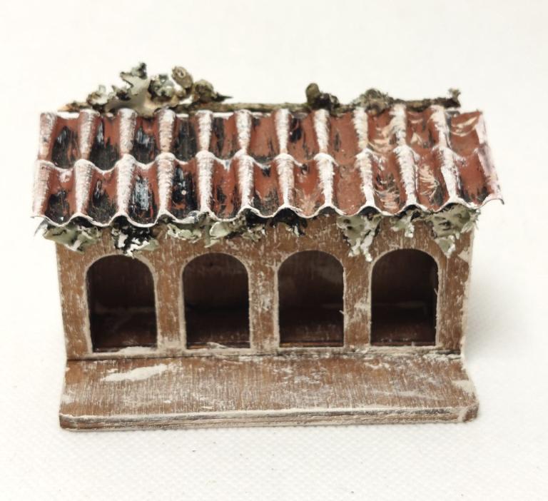 Taubenhaus- für Weihnachtskrippen-14