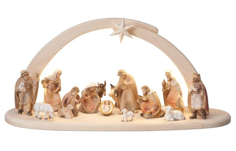 PE Set 16 teilig - Stall Leonardo mit Beleuchtung- color795760_60