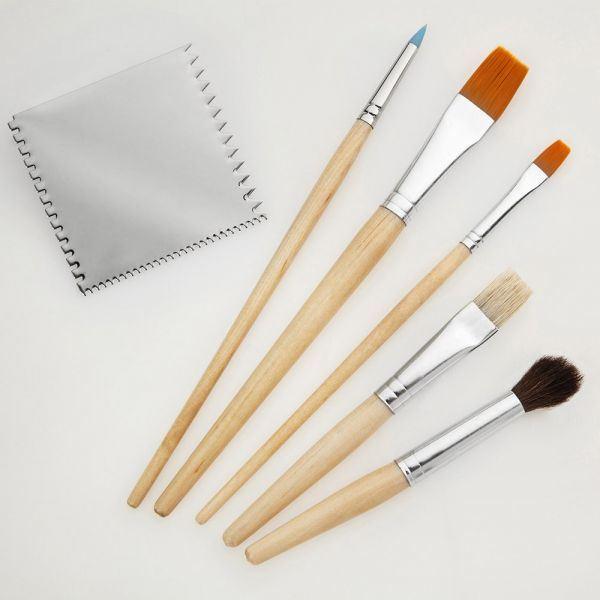 Krippen Pinsel- & Spachtelset, 6 teilig