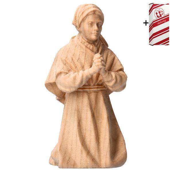 BE Hirtin betend kniend + Geschenkbox-