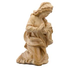 Maria kniend der Insam Krippe Brauntönig gebeizt