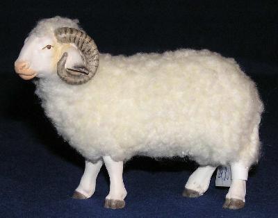 Schafbock mit Wolle W3610C-H