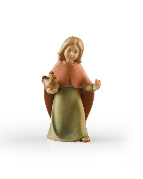 Mädchen mit Henne - Gloria Krippe