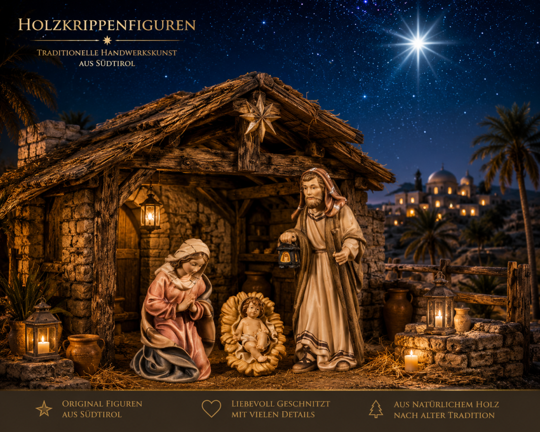 Morgenland Krippe von Fill mit orientalischen Krippenfiguren