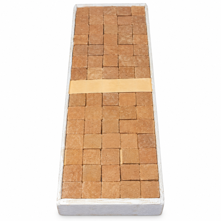 100 Terrakotta Bodenplatten 2 cm für Krippenbau