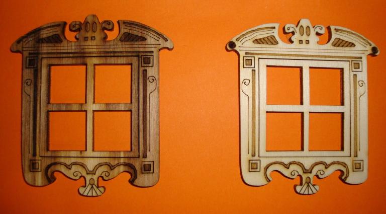 4 St.Bauernhaus Fenster mit Rahmen