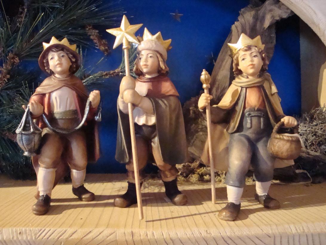 Tiroler Bauernkrippe Sternsinger