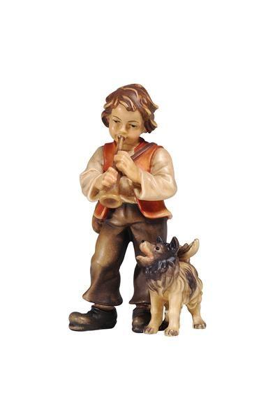 Bub mit Hund - Kostner Krippe