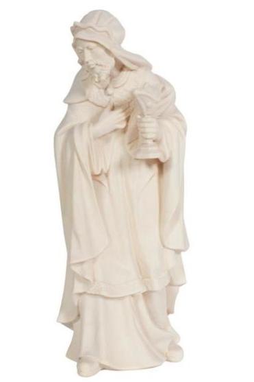 König weiß der Kostner Krippe in Natur