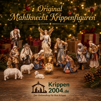 original mahlknecht krippenfiguren holzgeschnitzt im alpenlaendischen stil