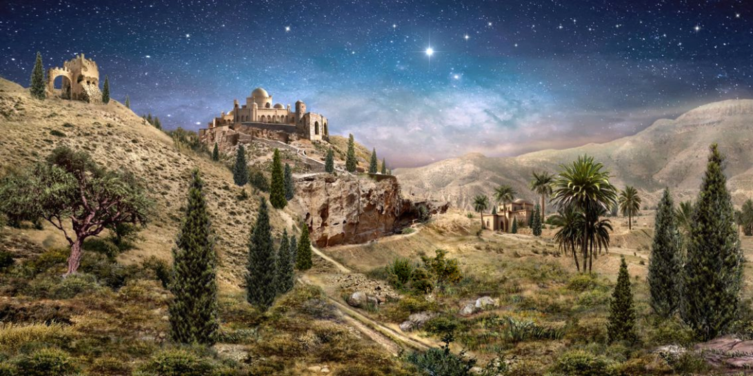 Hintergrundbild - Heilige Nacht - Krippenhintergrund