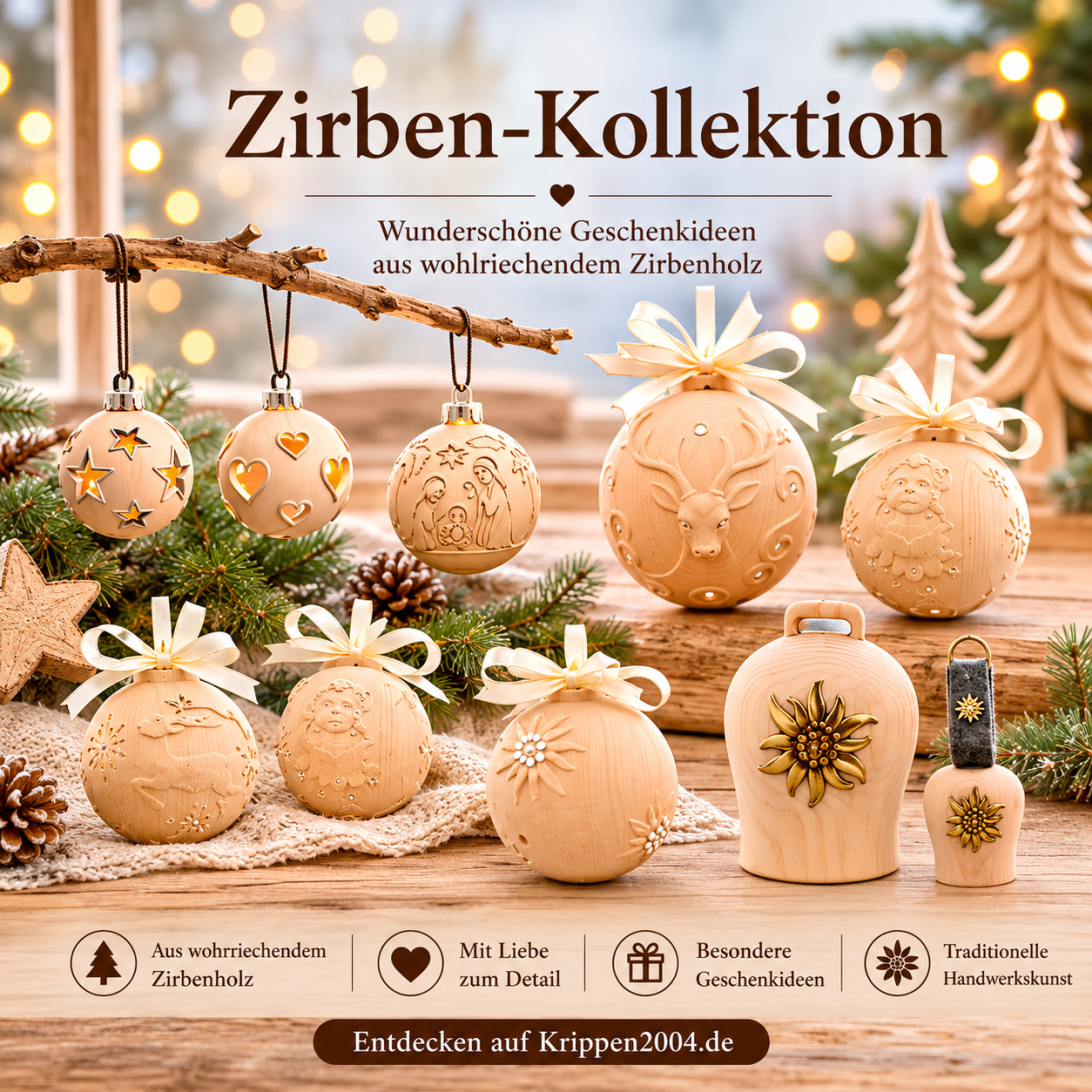 Geschenke aus Zirbenholz und natürliche Zirbenholz Deko